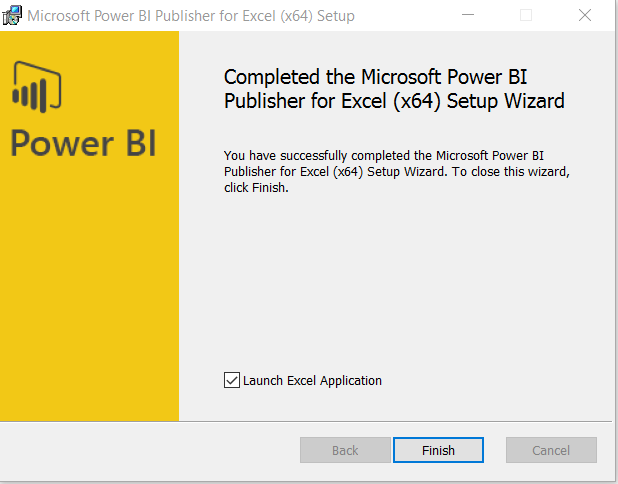 power bi publisher for excel mac